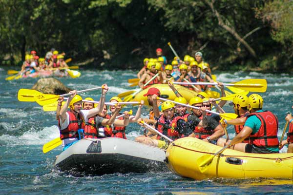 Rafting cargo sling