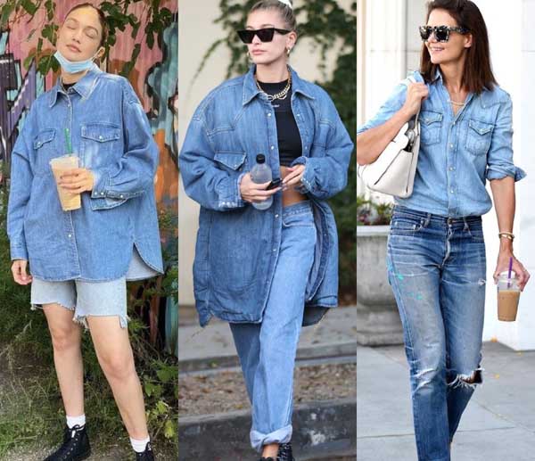 Shop denim chambray shirts on sale 